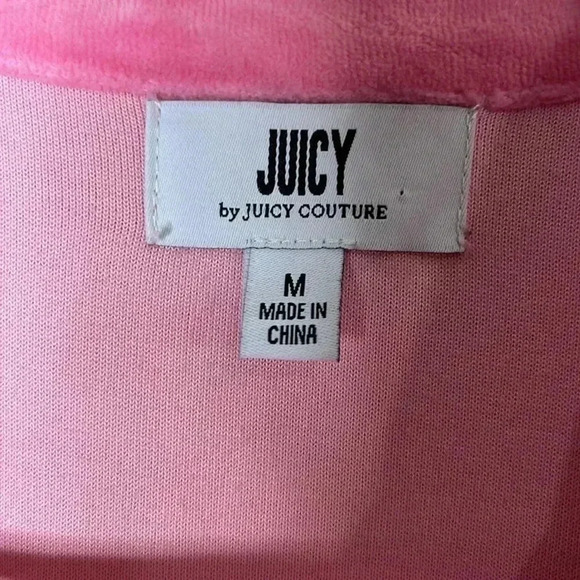 Juicy by juicy couture women’s pink teary cloth shorts romper - Picture 3 of 4